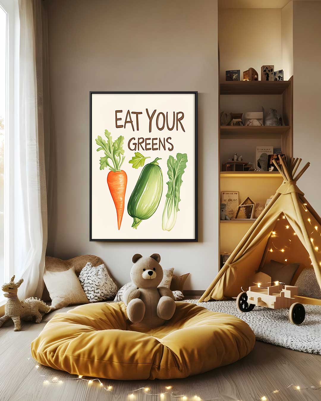 Gezonde Groente Inspiratie Kunstwerk-canvas-dibond-plexiglas-wanddecoratie-WallArtistic