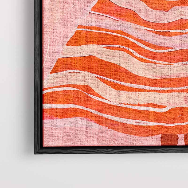 "Vluchtige Melodie in Roze" Kunstwerk-canvas-dibond-plexiglas-wanddecoratie-WallArtistic