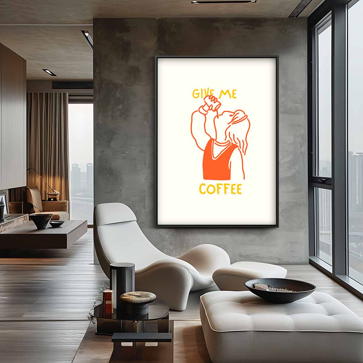 Koffie Avonturier Kunstwerk Kunstwerk-canvas-dibond-plexiglas-wanddecoratie-WallArtistic