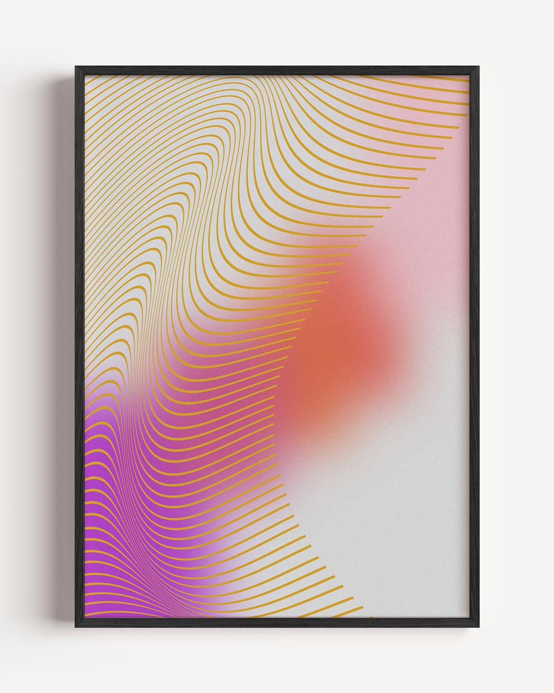 Golvende Pastel Kunstposter-WallArtistic