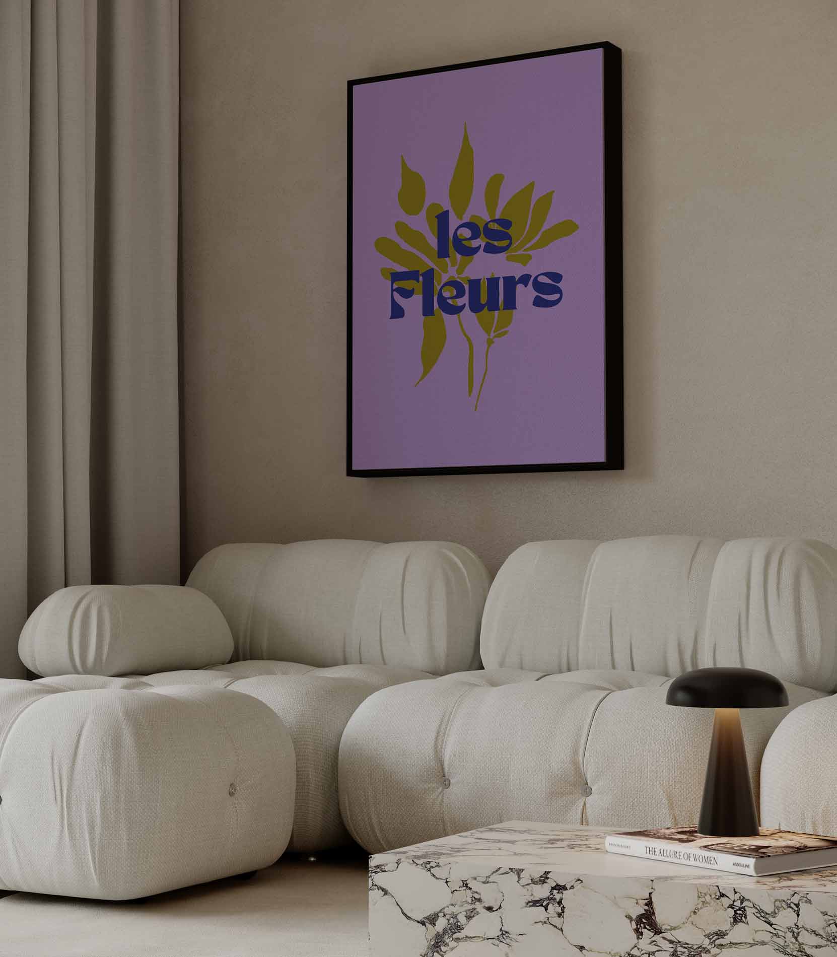 Les Fleurs Poster