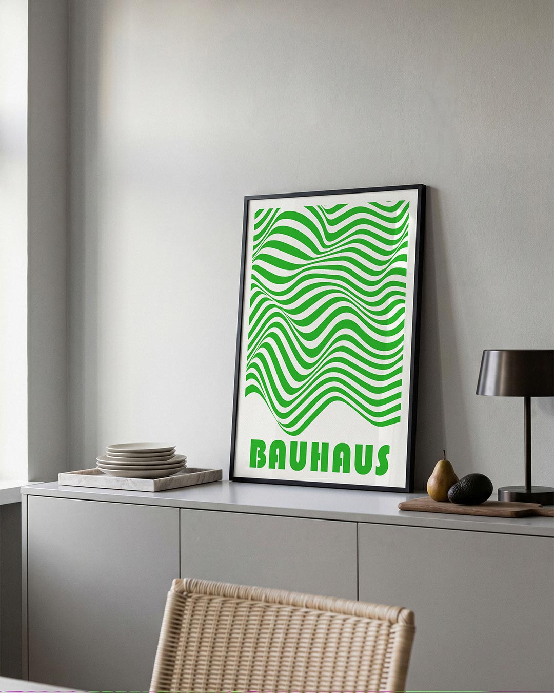 Golvend lijnenspel Poster