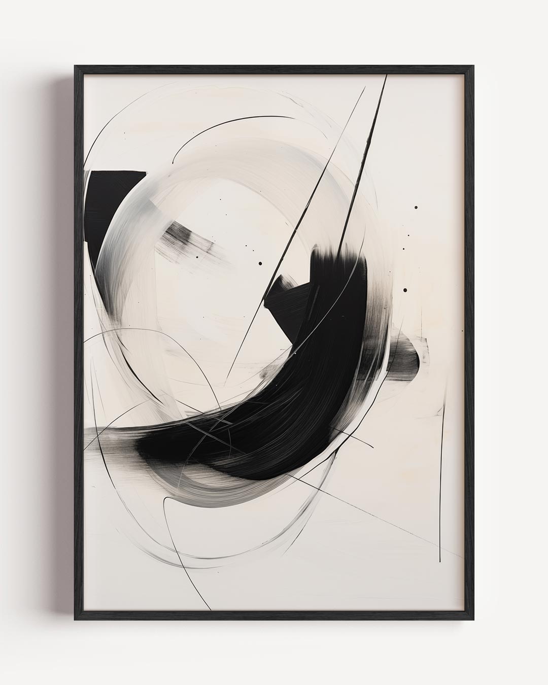 Elegante Abstracte Kunst Poster-WallArtistic