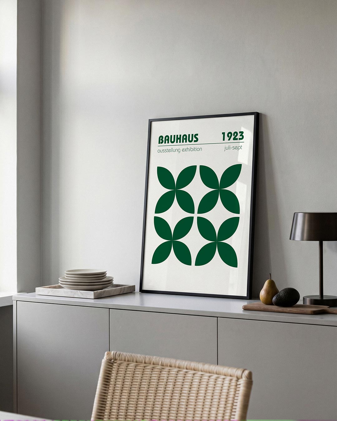 Vormritme en kleur Poster
