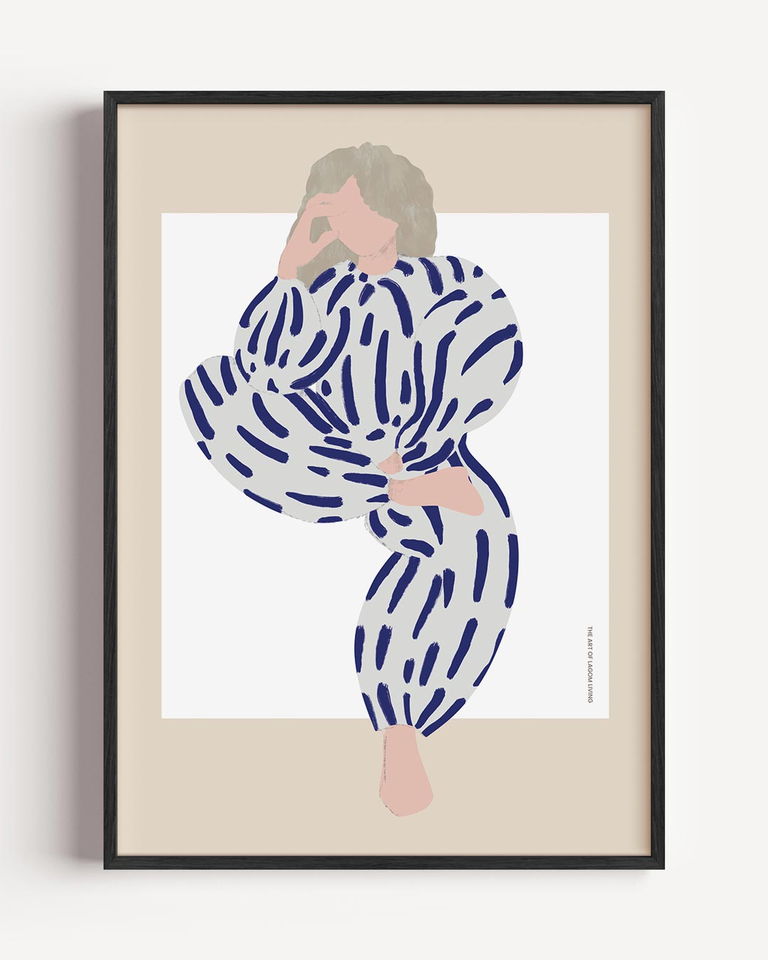Moderne Kunstzinnige Vrouw Poster-WallArtistic
