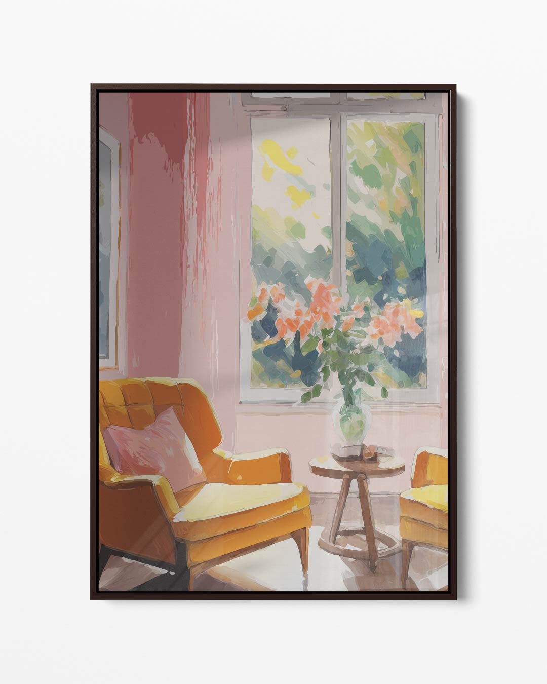 Zomerse Interieur Escapade Kunstwerk-canvas-dibond-plexiglas-wanddecoratie-WallArtistic