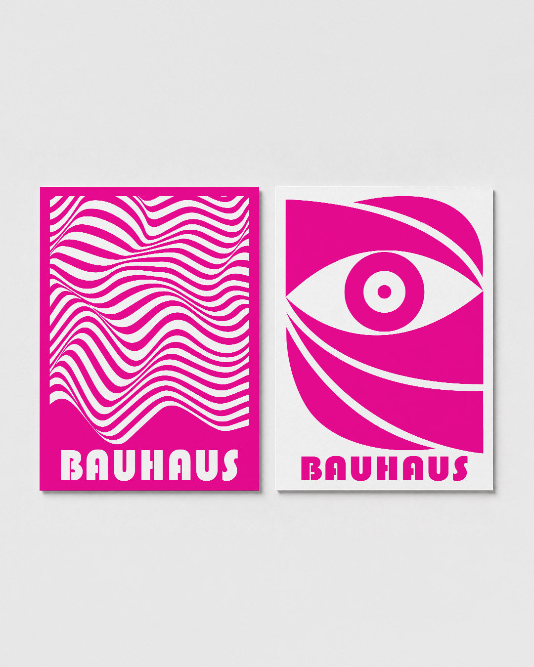 Golvend lijnenspel Posterset