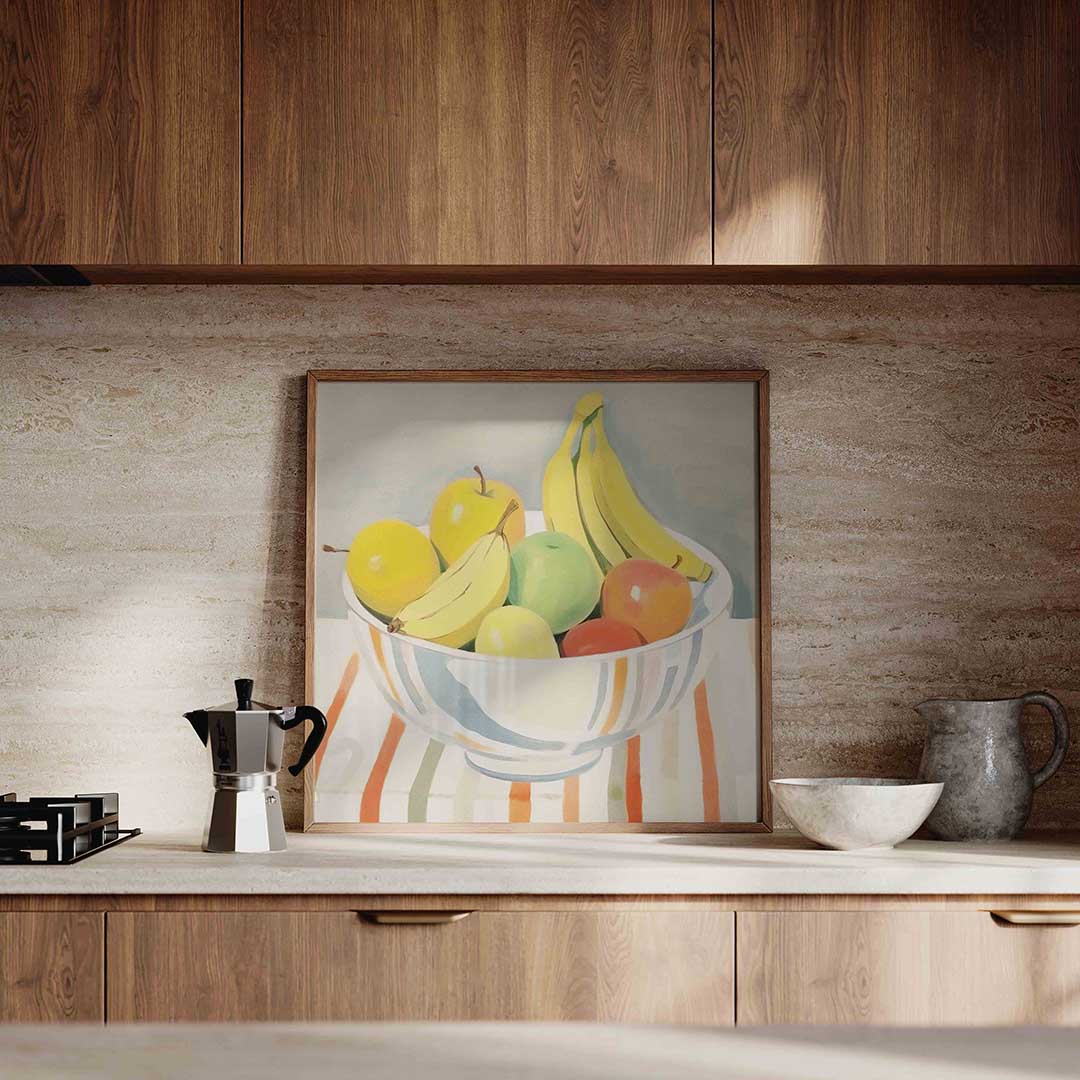 Fruit in schaal Poster