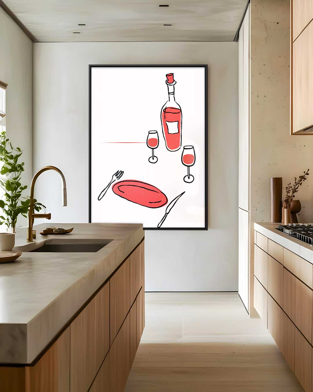Eenvoudig Tafereel Kunstwerk-canvas-dibond-plexiglas-wanddecoratie-WallArtistic