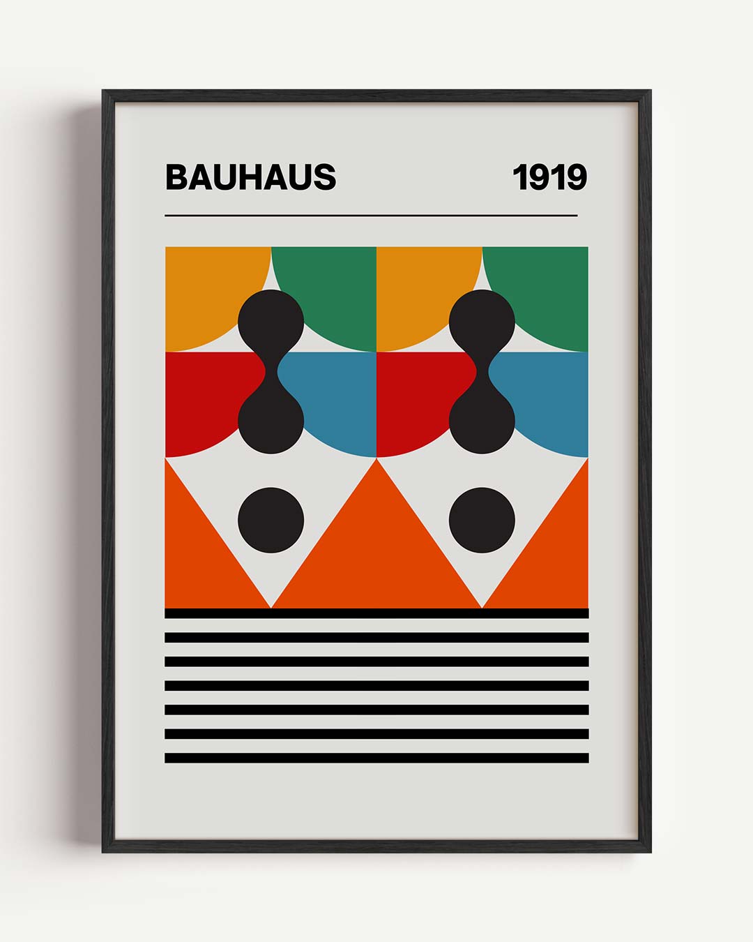 Bauhaus Stijlvolle Geometrische Poster
