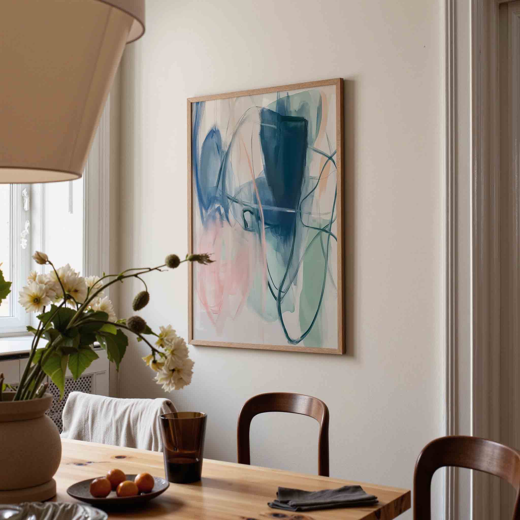 Abstracte vormen Poster