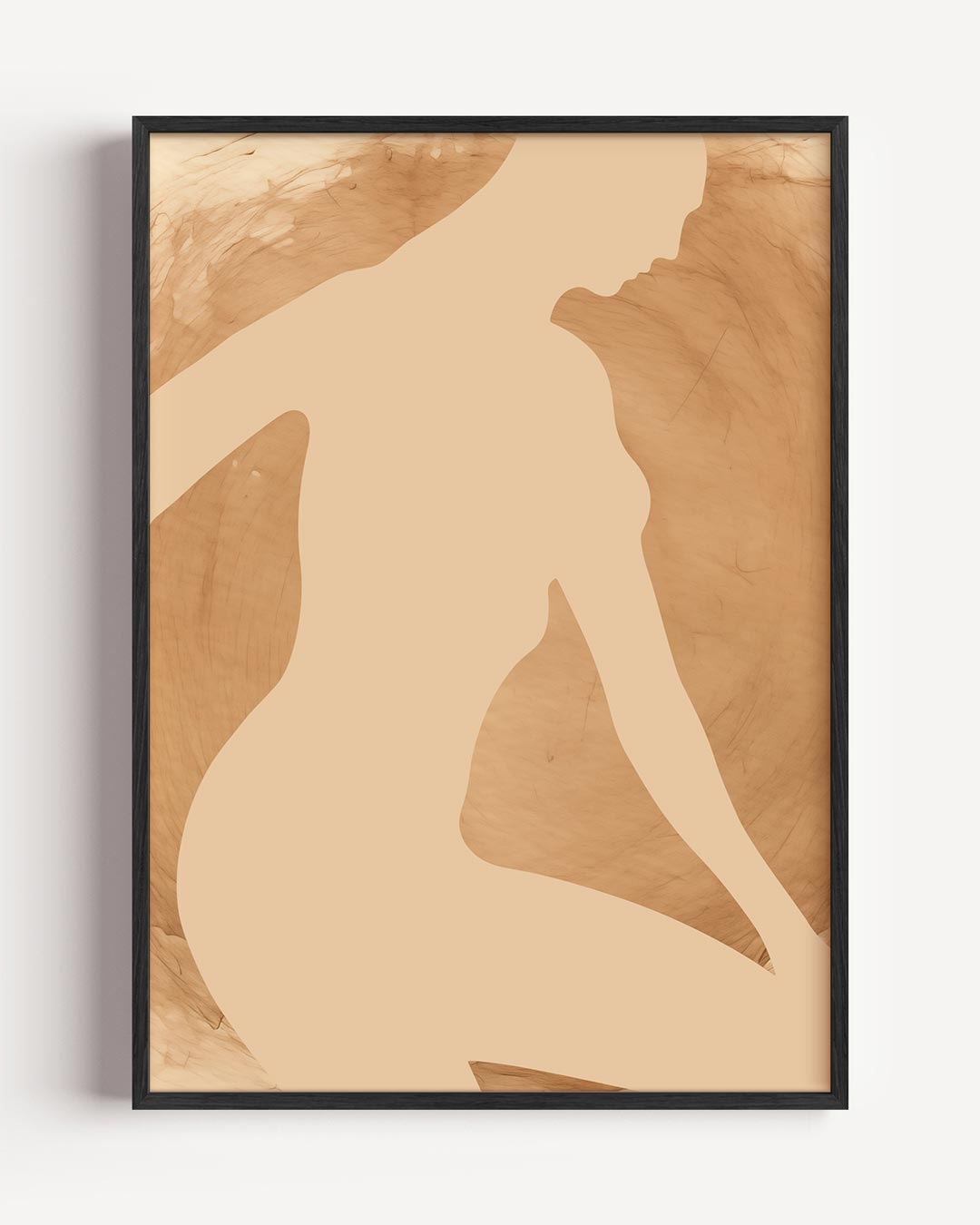 Elegante Silhouet Kunstposter-WallArtistic