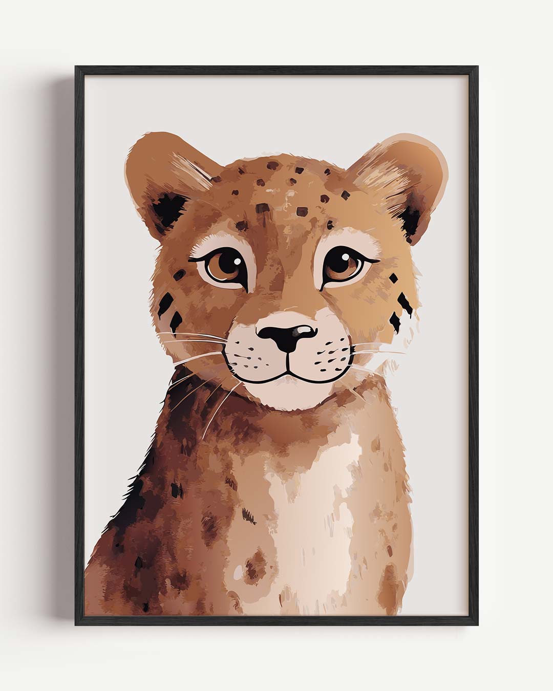 Schattige Cheetah Poster