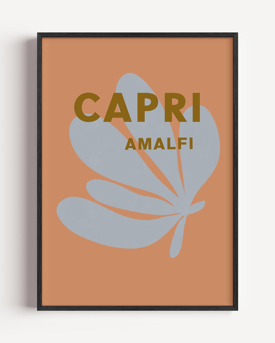 Capri Amalfi Modern Art Poster-WallArtistic