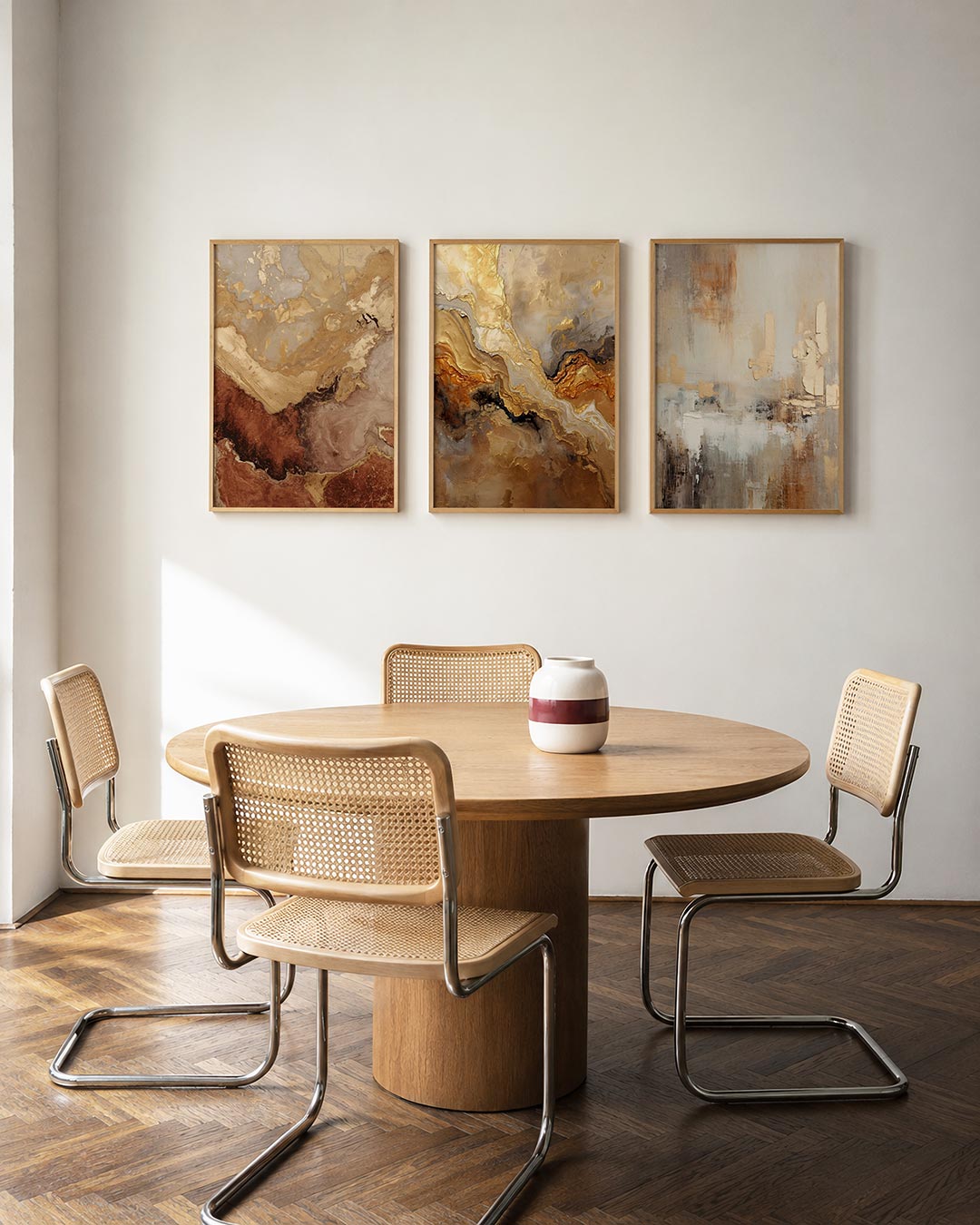 Aardse kleurenmix Posterset