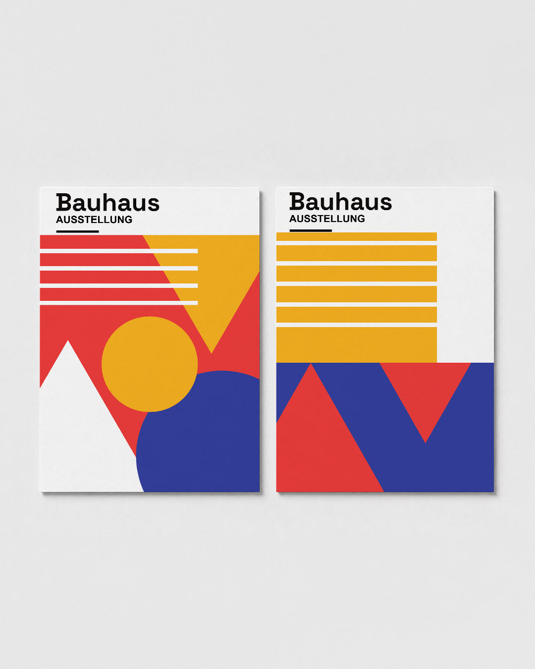 Vormen en kleurvlakken Posterset