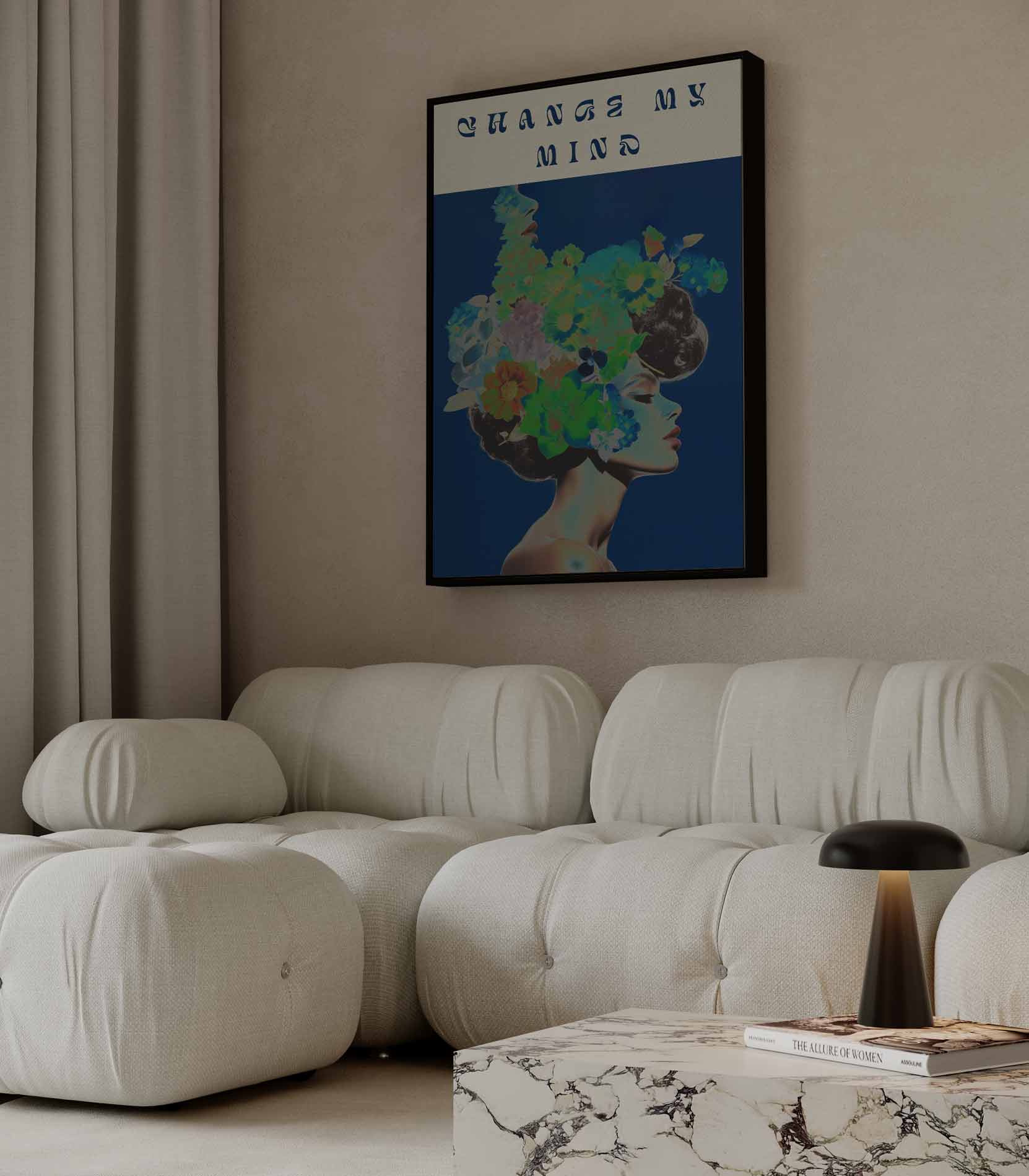 Bloemen van de Geest Kunstwerk-canvas-dibond-plexiglas-wanddecoratie-WallArtistic