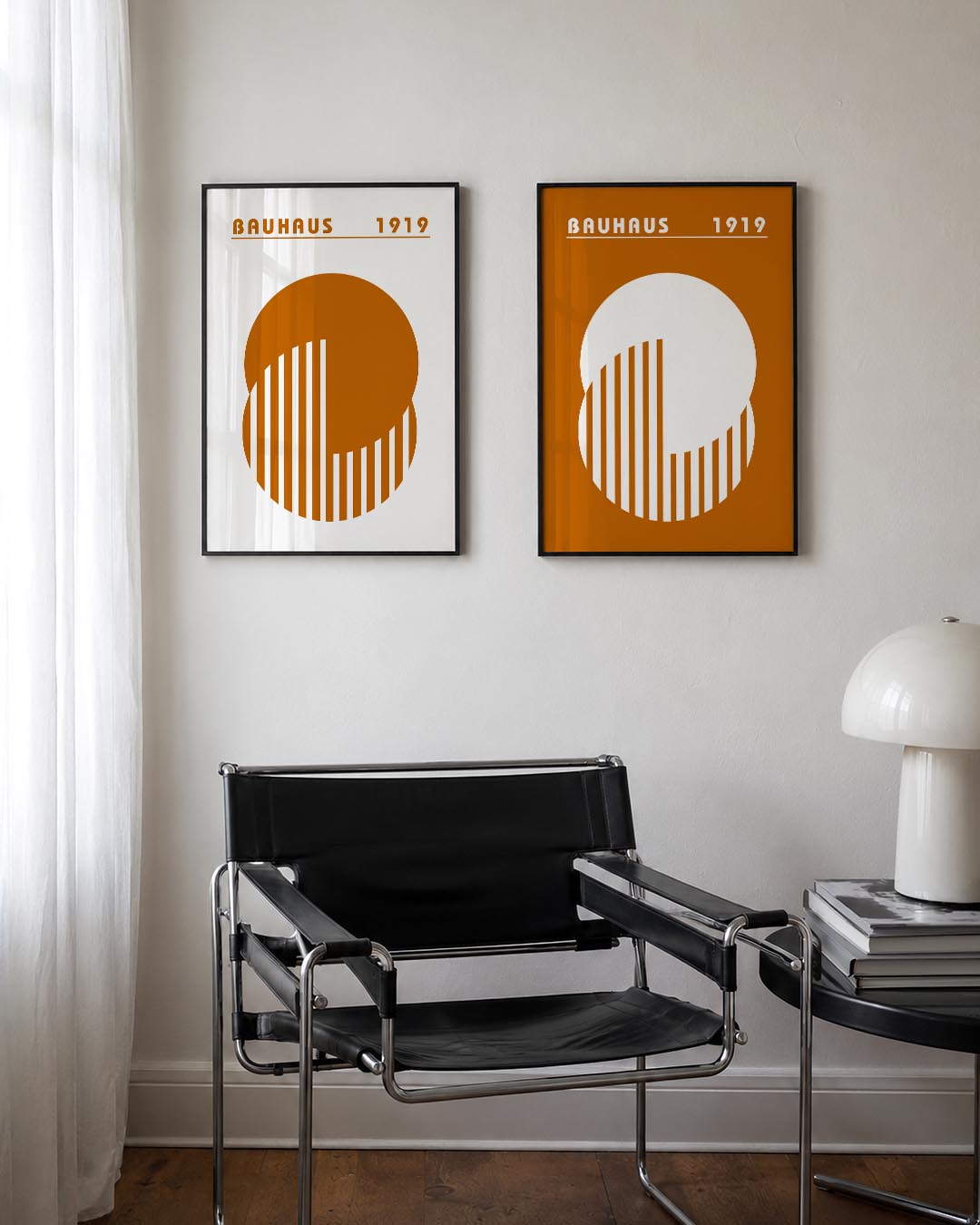 Cirkel en strepen Posterset