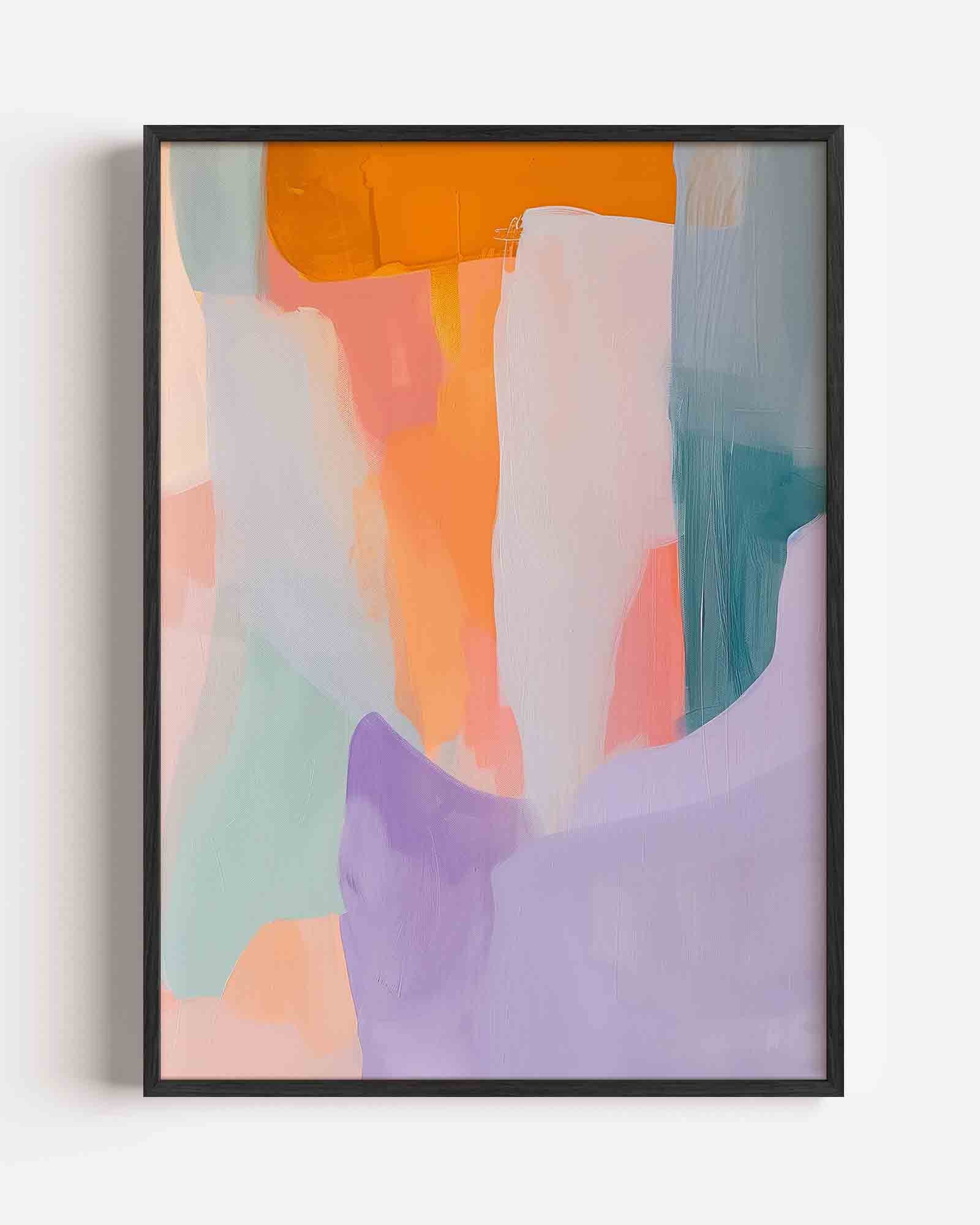 Abstracte vormen Poster