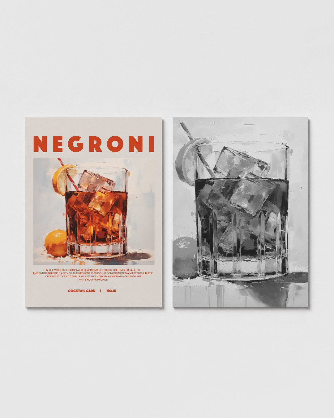 Kleur en glas Posterset