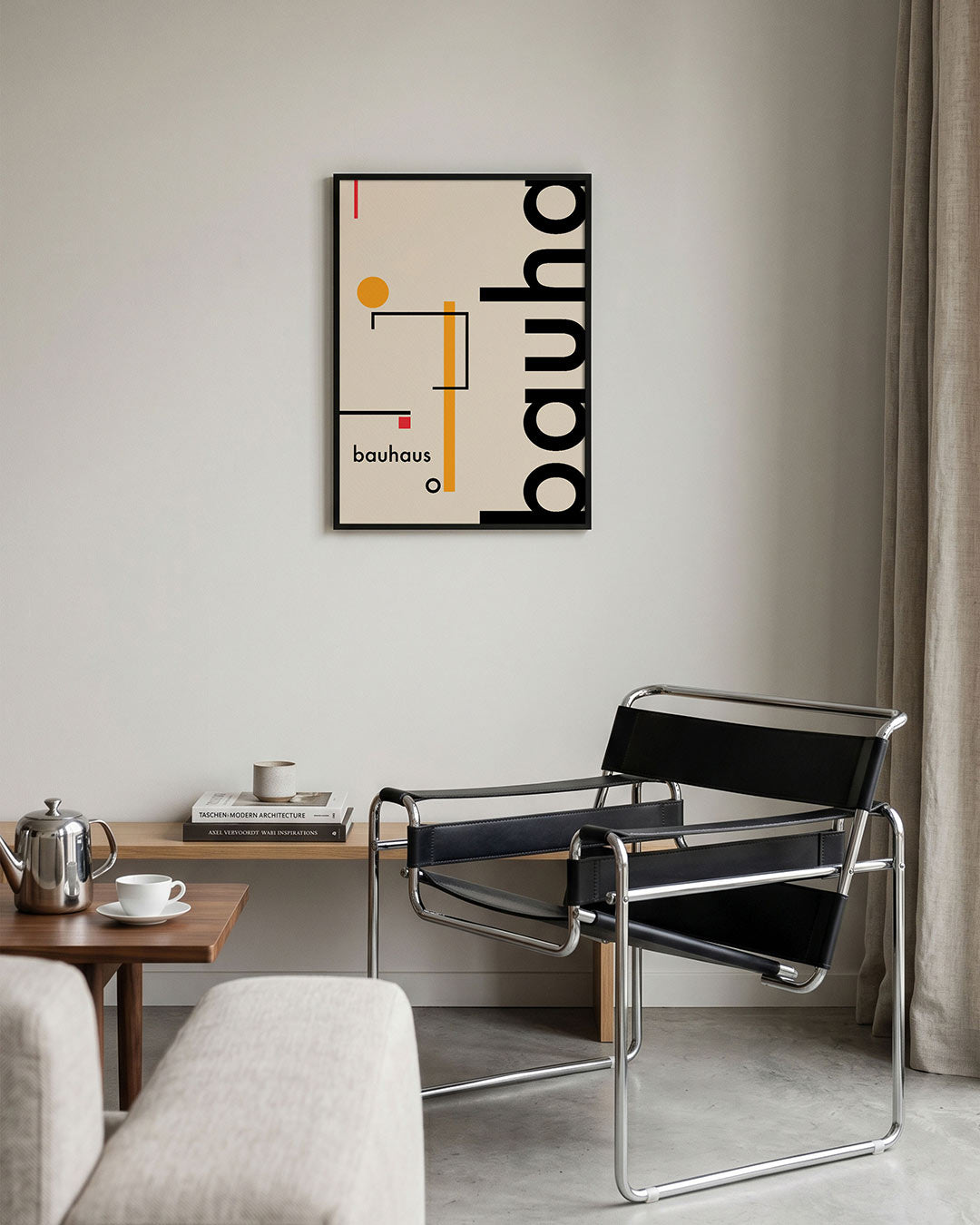 Lijnen en kleurvlakken Poster