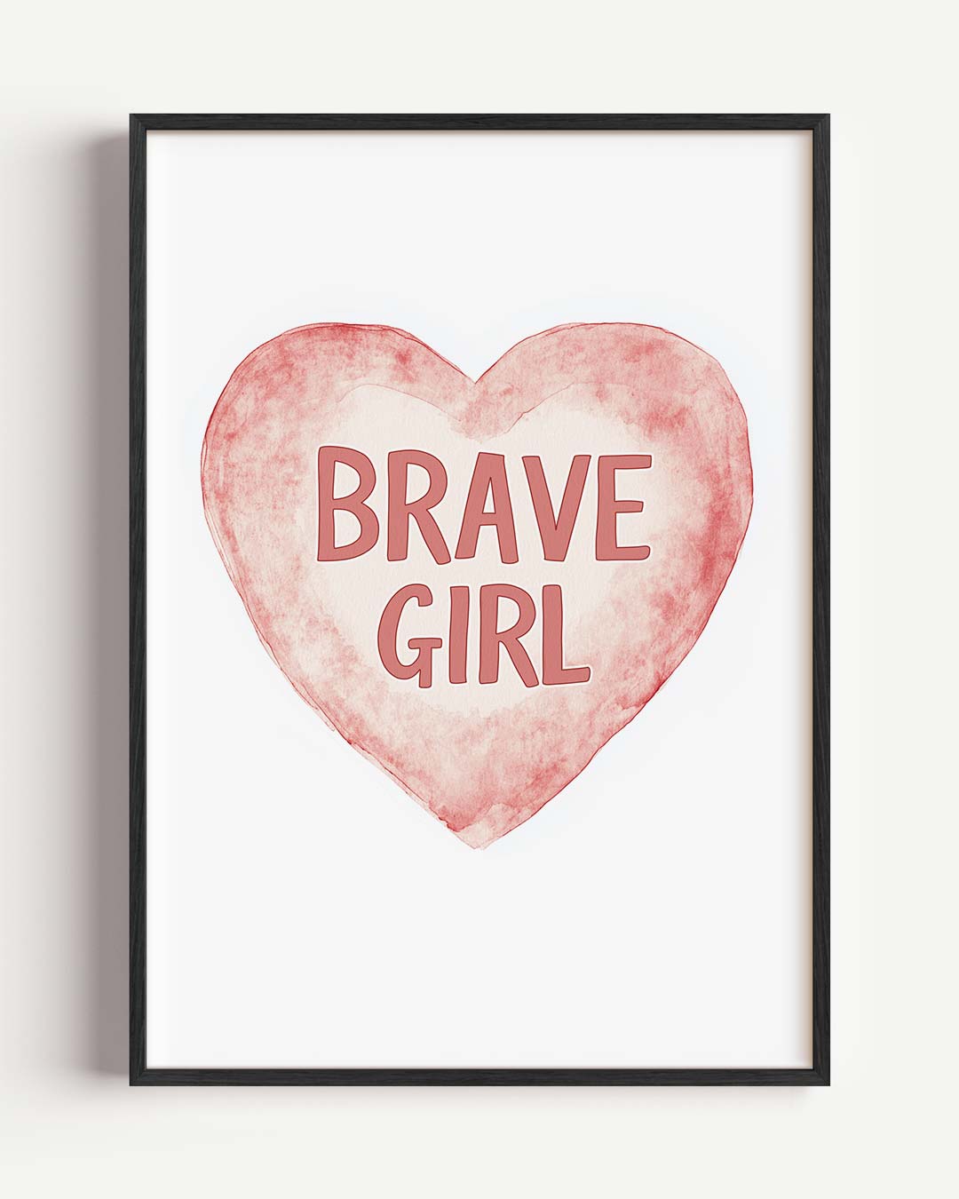 Dappere Meisjes Hart Poster