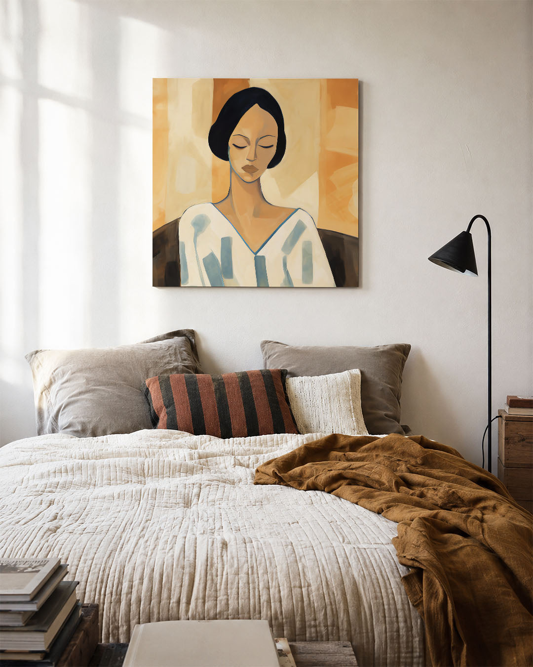Vrouwelijk portret Kunstwerk