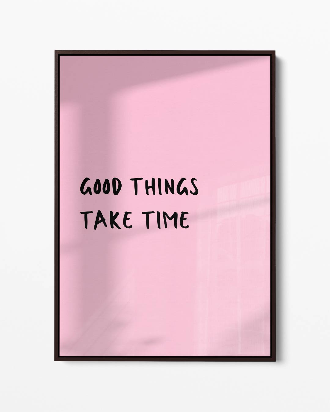 Geduld is een Schone Zaak Kunstwerk-canvas-dibond-plexiglas-wanddecoratie-WallArtistic