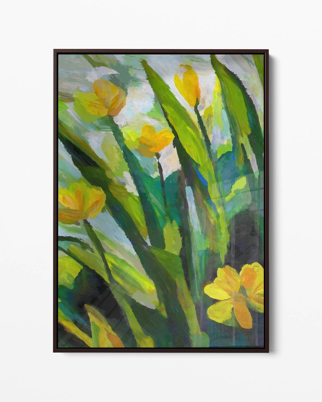 Zonnige Bloemvelden Kunstwerk-canvas-dibond-plexiglas-wanddecoratie-WallArtistic