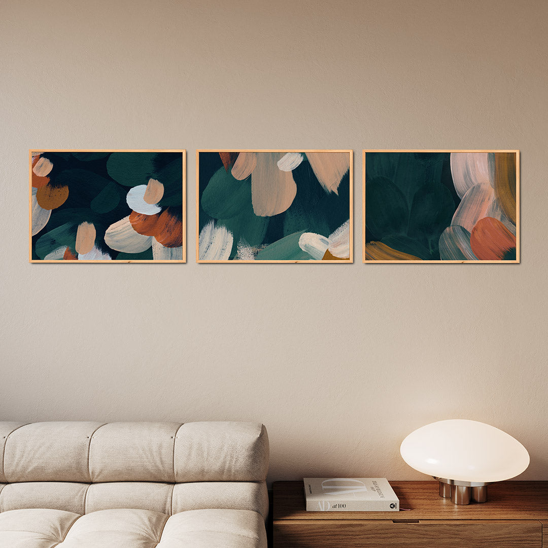 Vormenspel en kleuren Posterset
