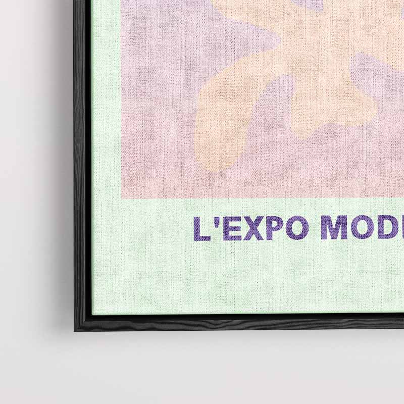 Abstracte Pastel Compositie Kunstwerk-canvas-dibond-plexiglas-wanddecoratie-WallArtistic