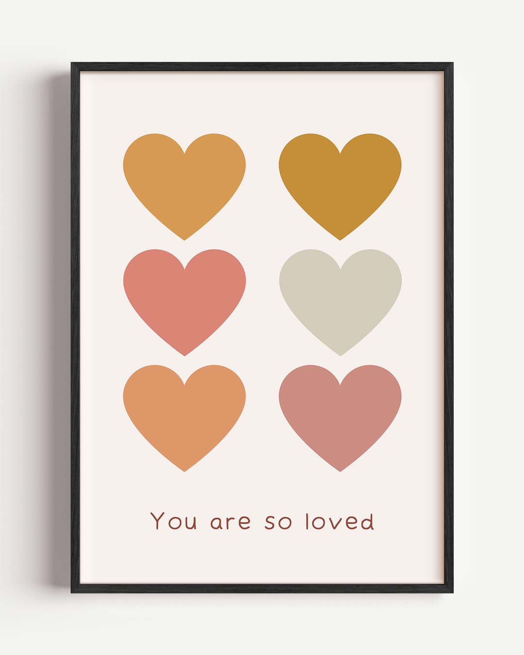Liefdevolle Hartjes Poster