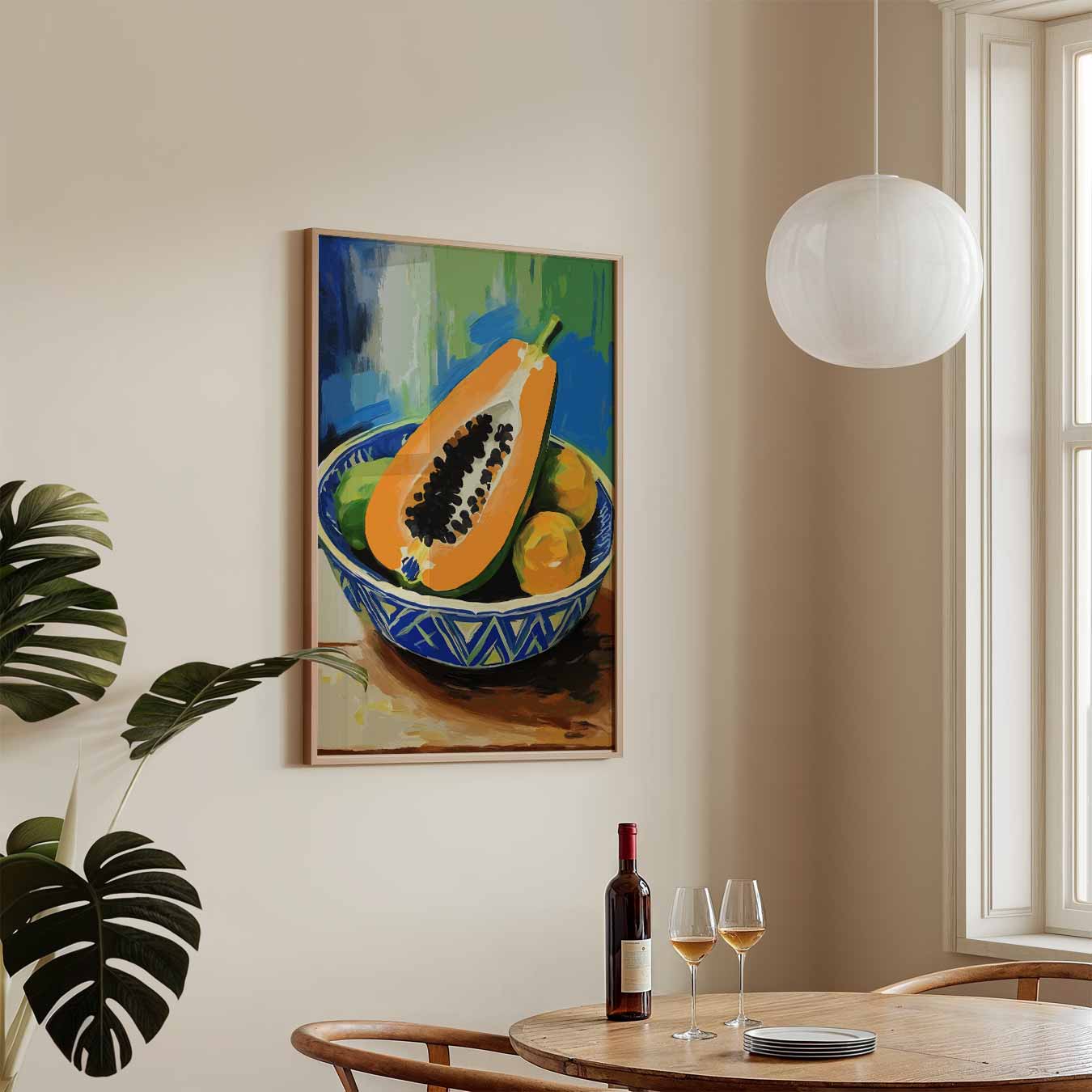 Tropische Vruchten Stilleven Poster