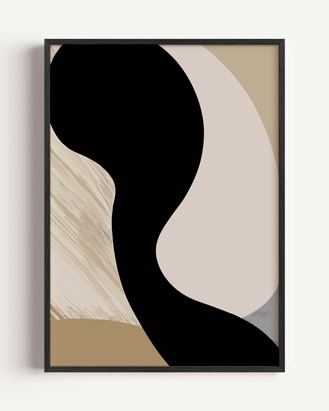 Moderne Abstracte Vormkracht Poster