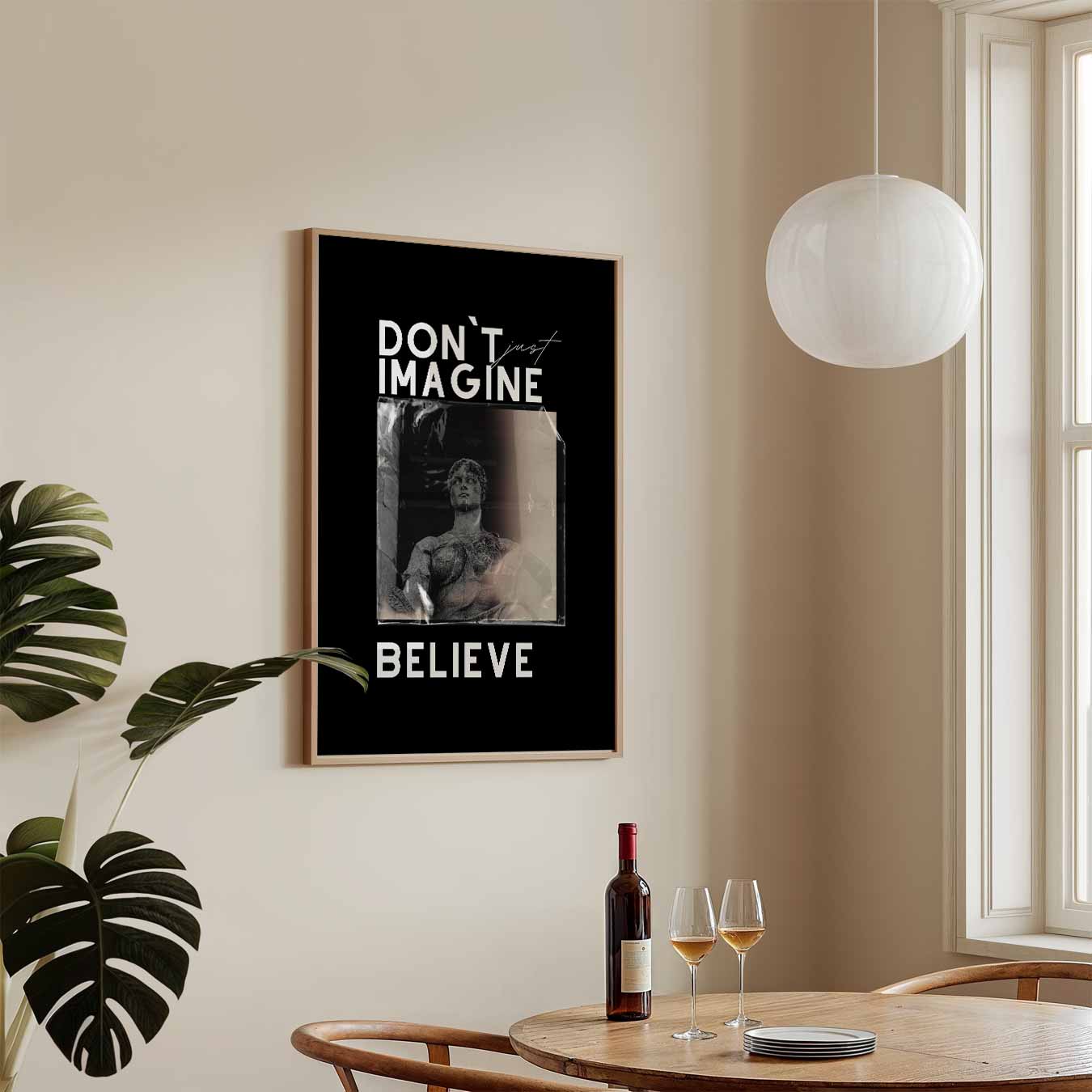 Motivatieposter met Inspirerende Boodschap Poster