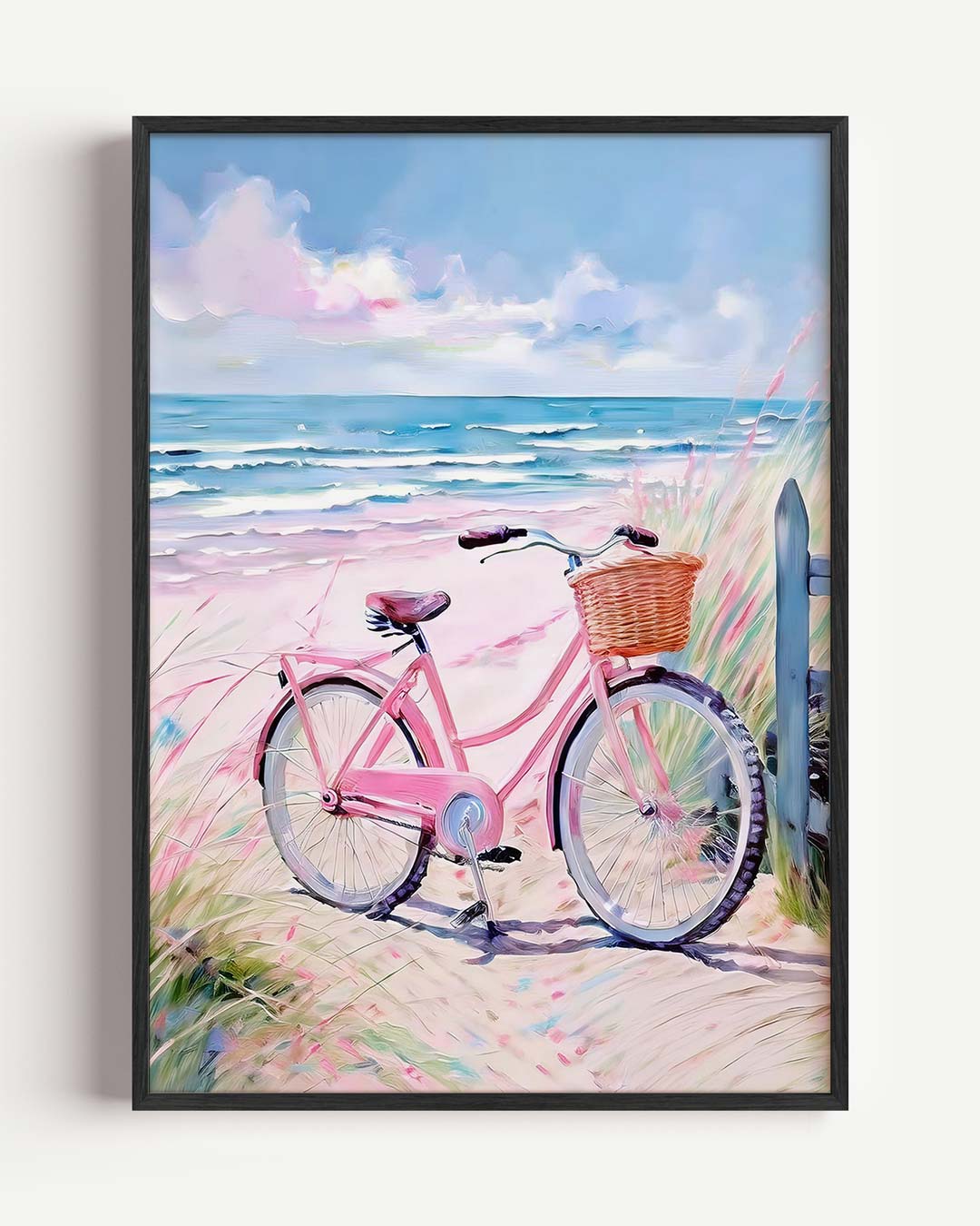 Zomerse Fietstocht aan Zee Poster
