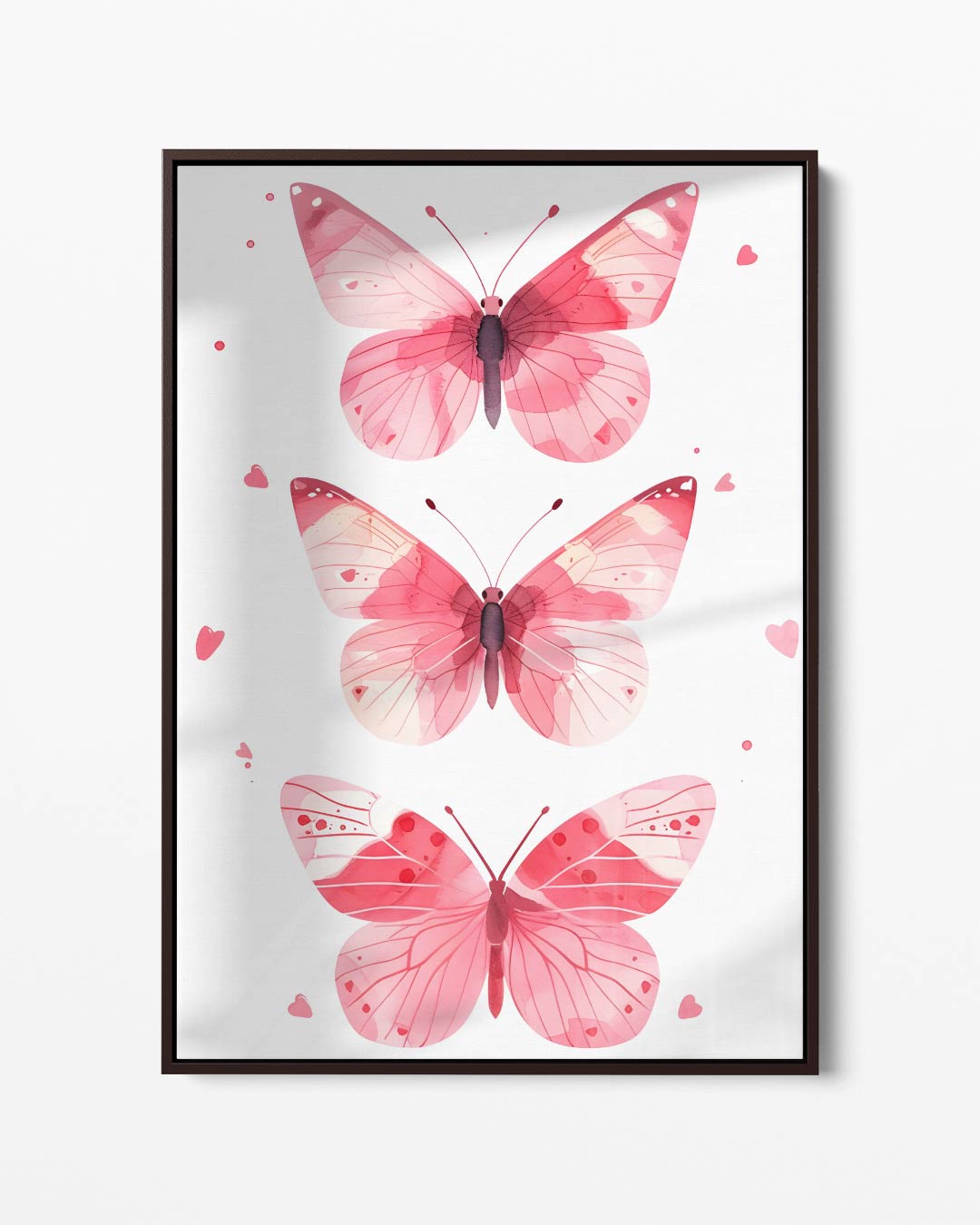 Vlinder Liefde Kunstwerk-canvas-dibond-plexiglas-wanddecoratie-WallArtistic