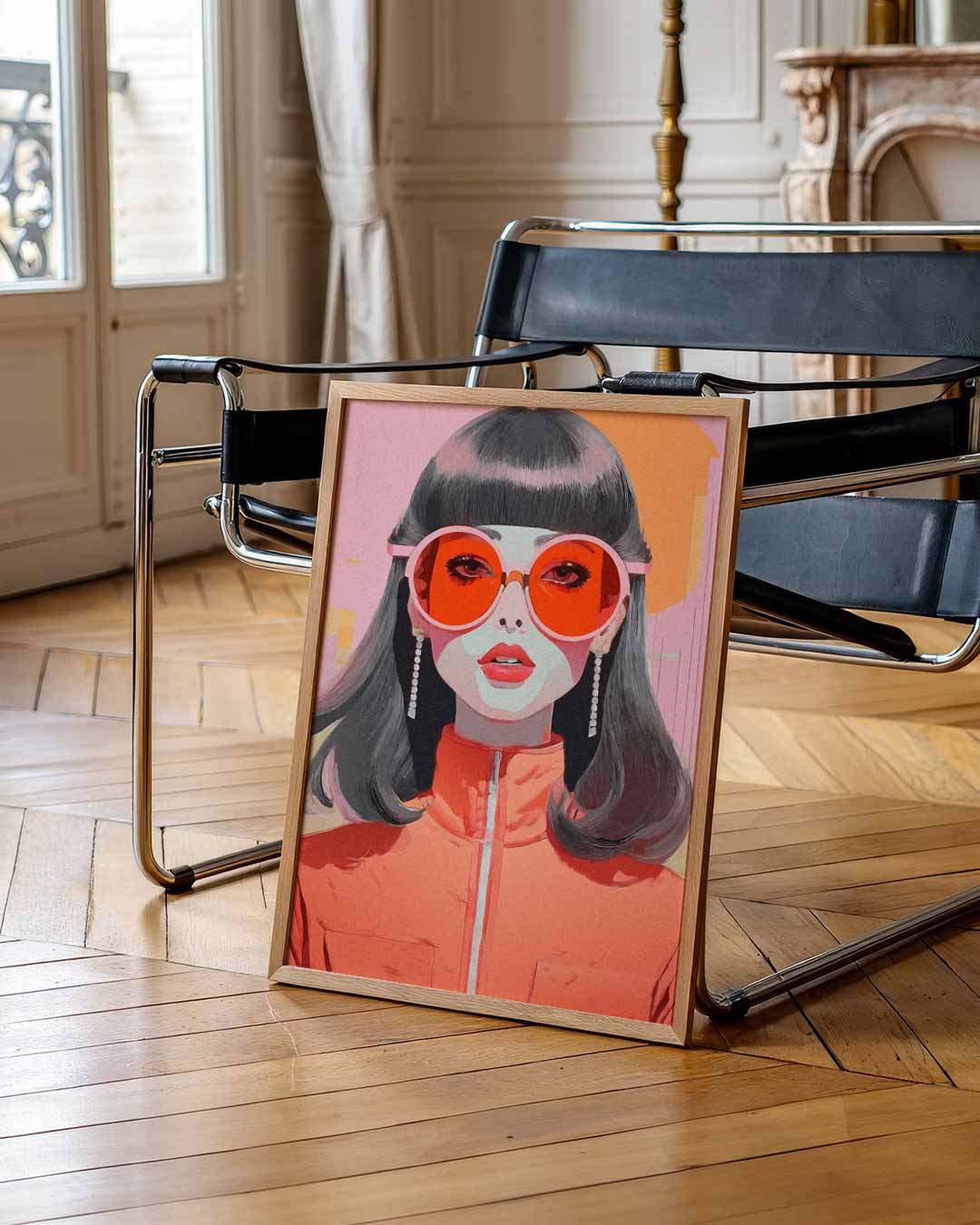 Stijlvolle Retro Fashion Poster