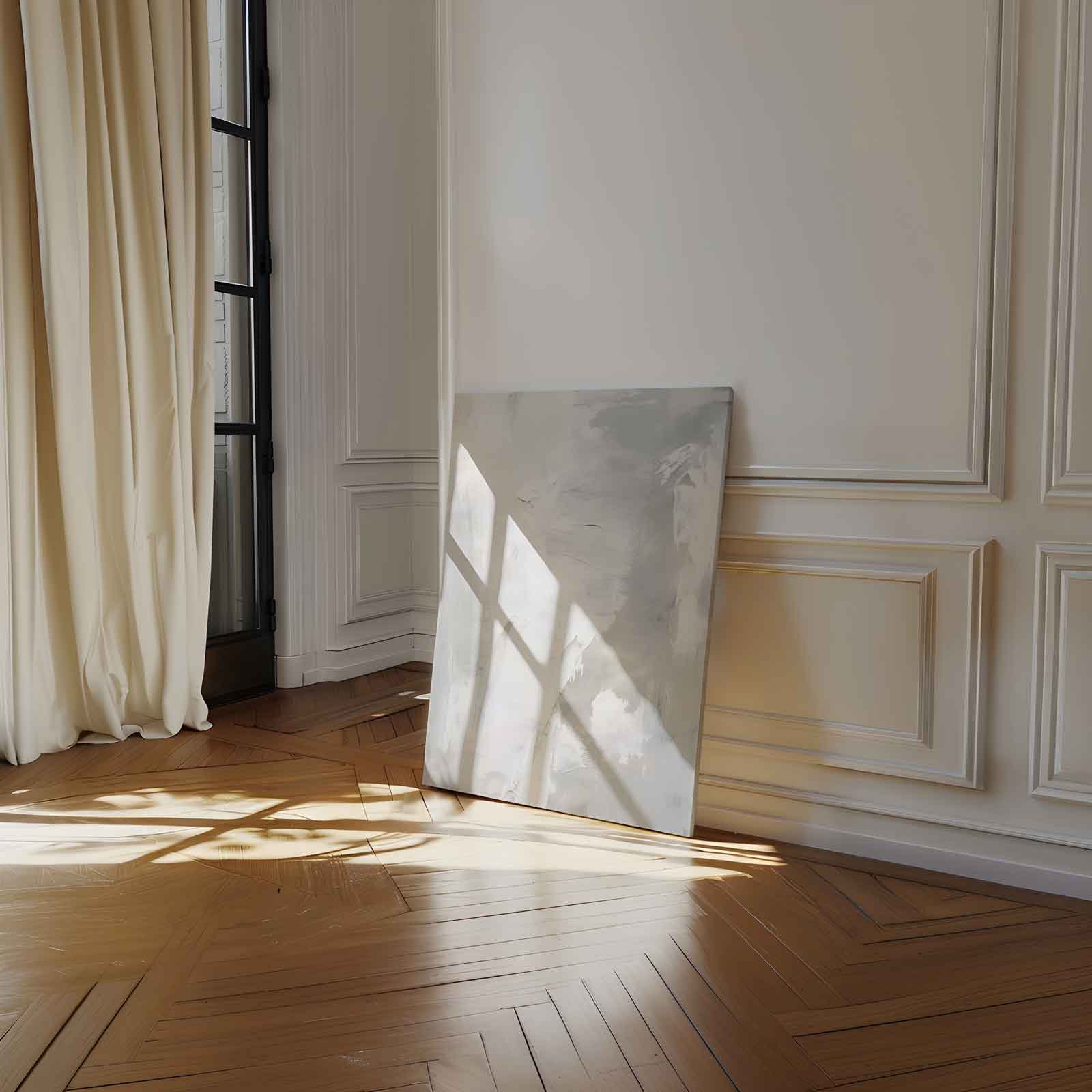 Zomerse Sneeuwstorm Kunstwerk-canvas-dibond-plexiglas-wanddecoratie-WallArtistic