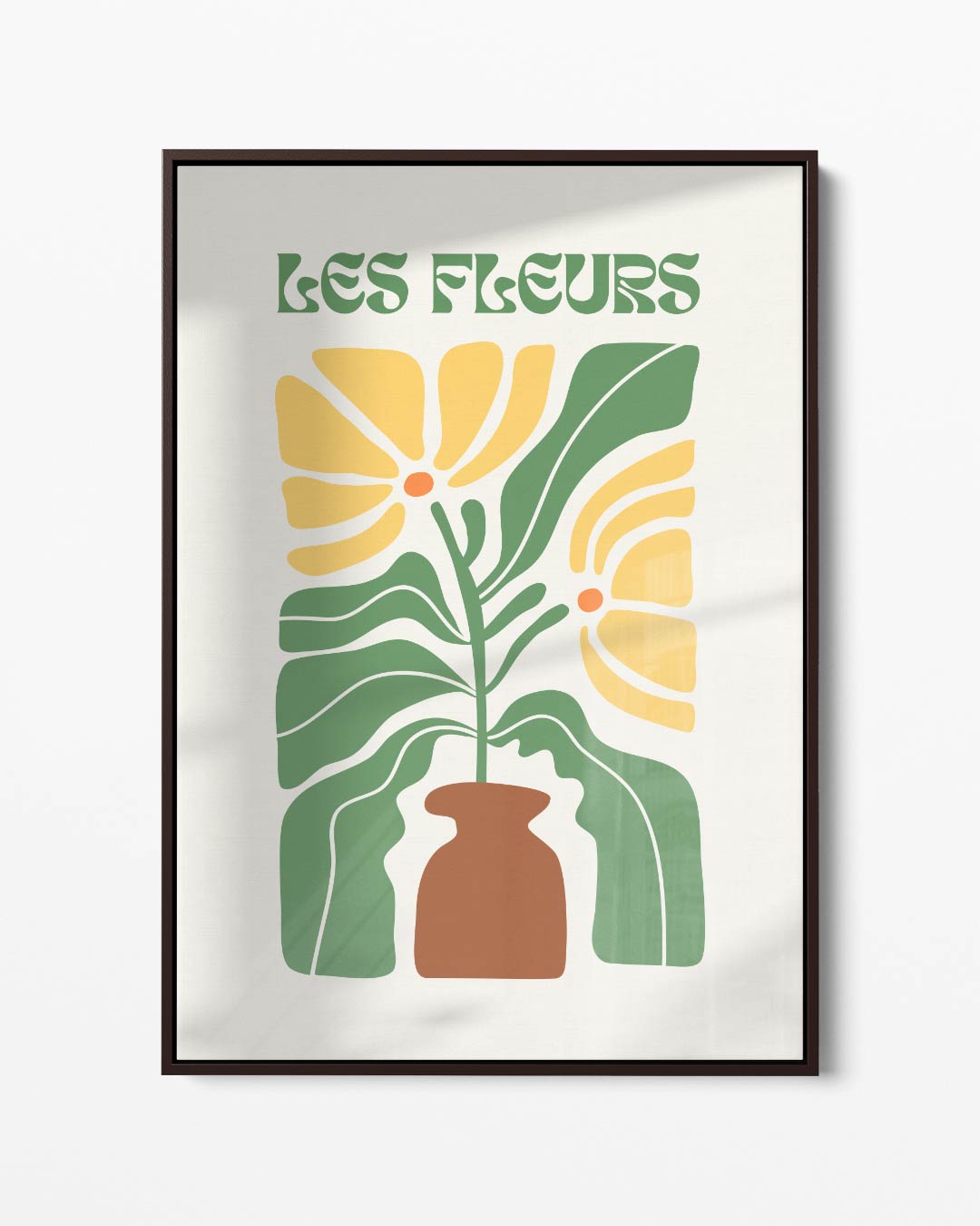 Bloemen in Vaas kunstposter Kunstwerk-canvas-dibond-plexiglas-wanddecoratie-WallArtistic