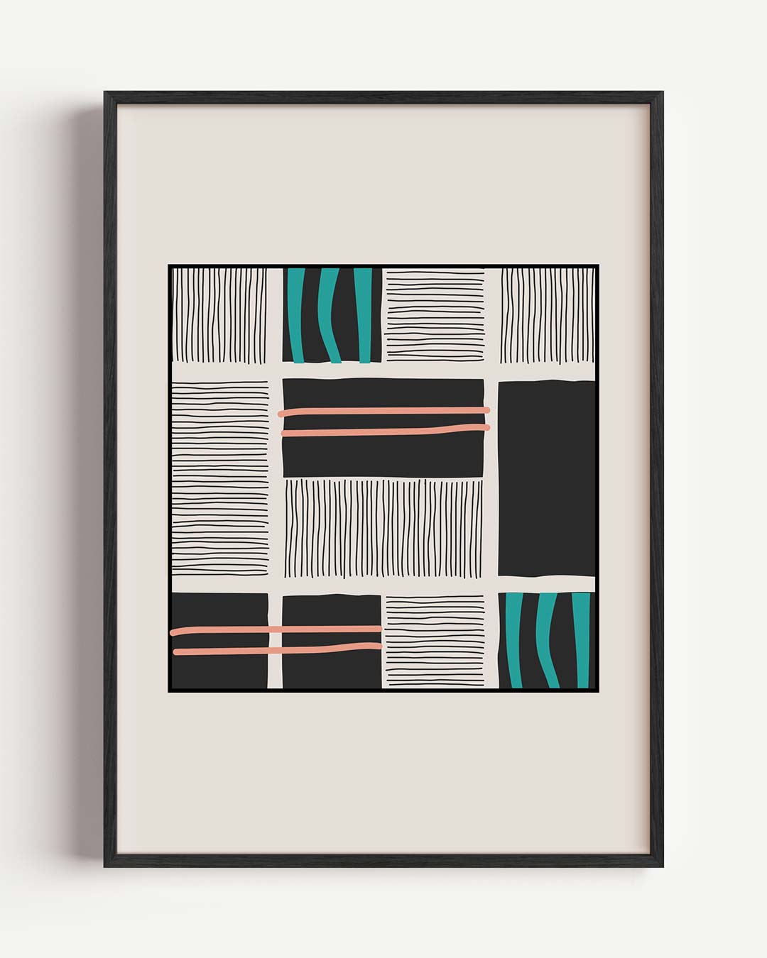Moderne Geometrische Kunstposter