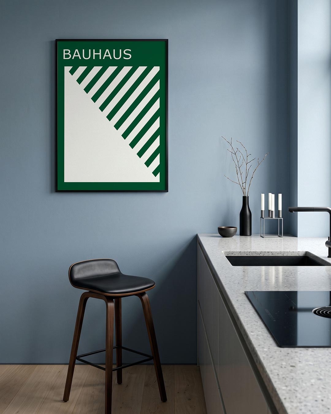 Diagonal lijnen Poster