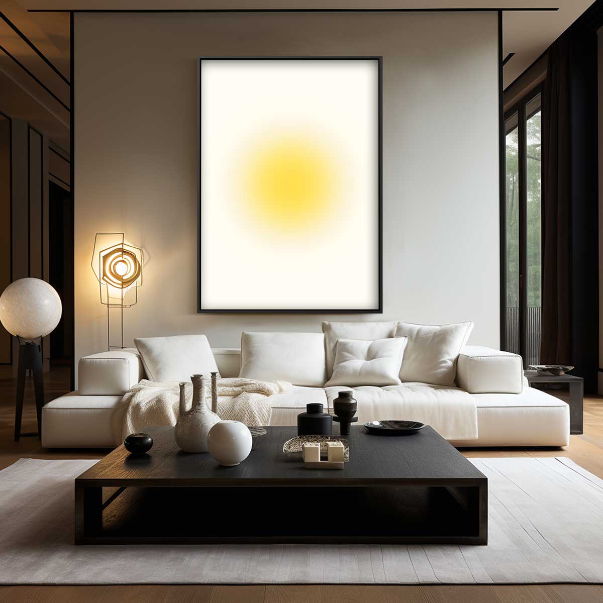 Stralende Zonsopkomst Kunstwerk-canvas-dibond-plexiglas-wanddecoratie-WallArtistic