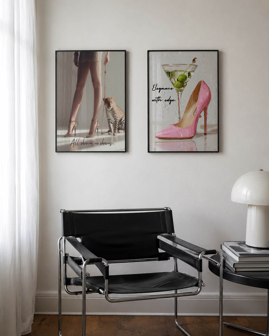 Elegante dierenkracht Posterset