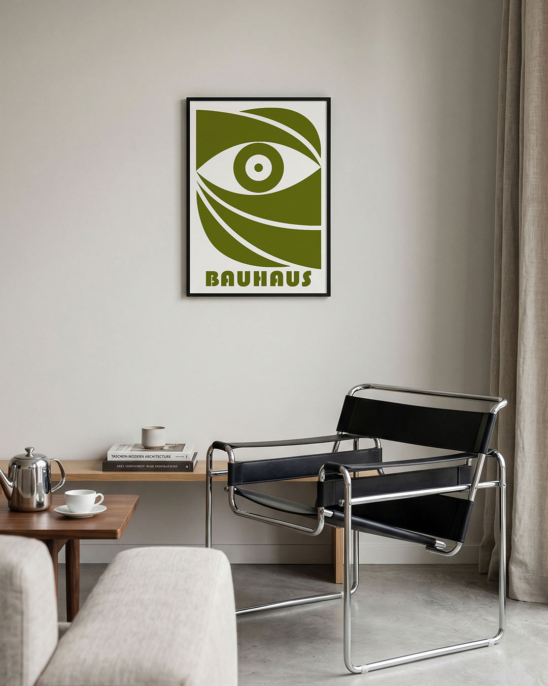 Oog en lijnen Poster