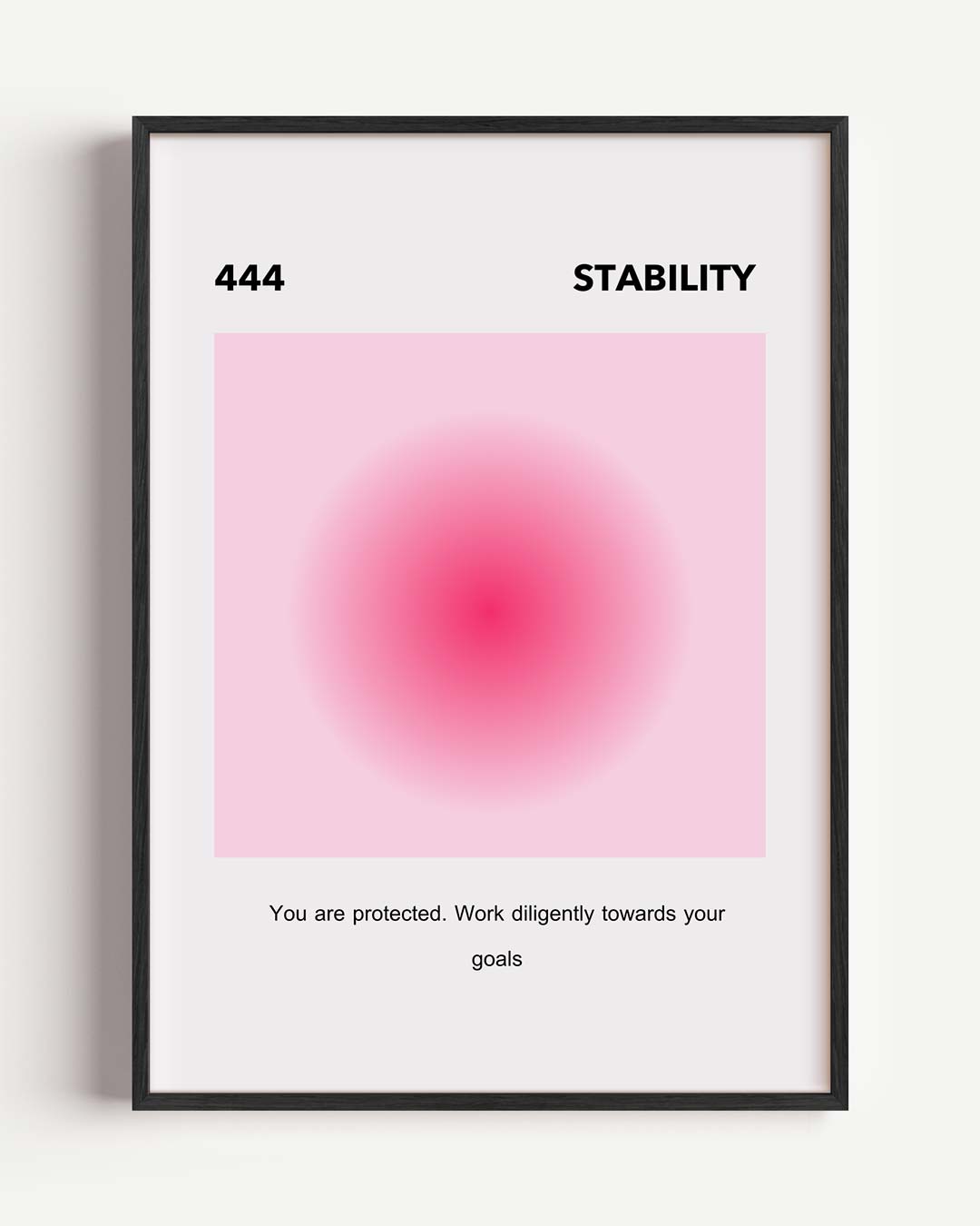 Inspirerende "Stability 444" Poster