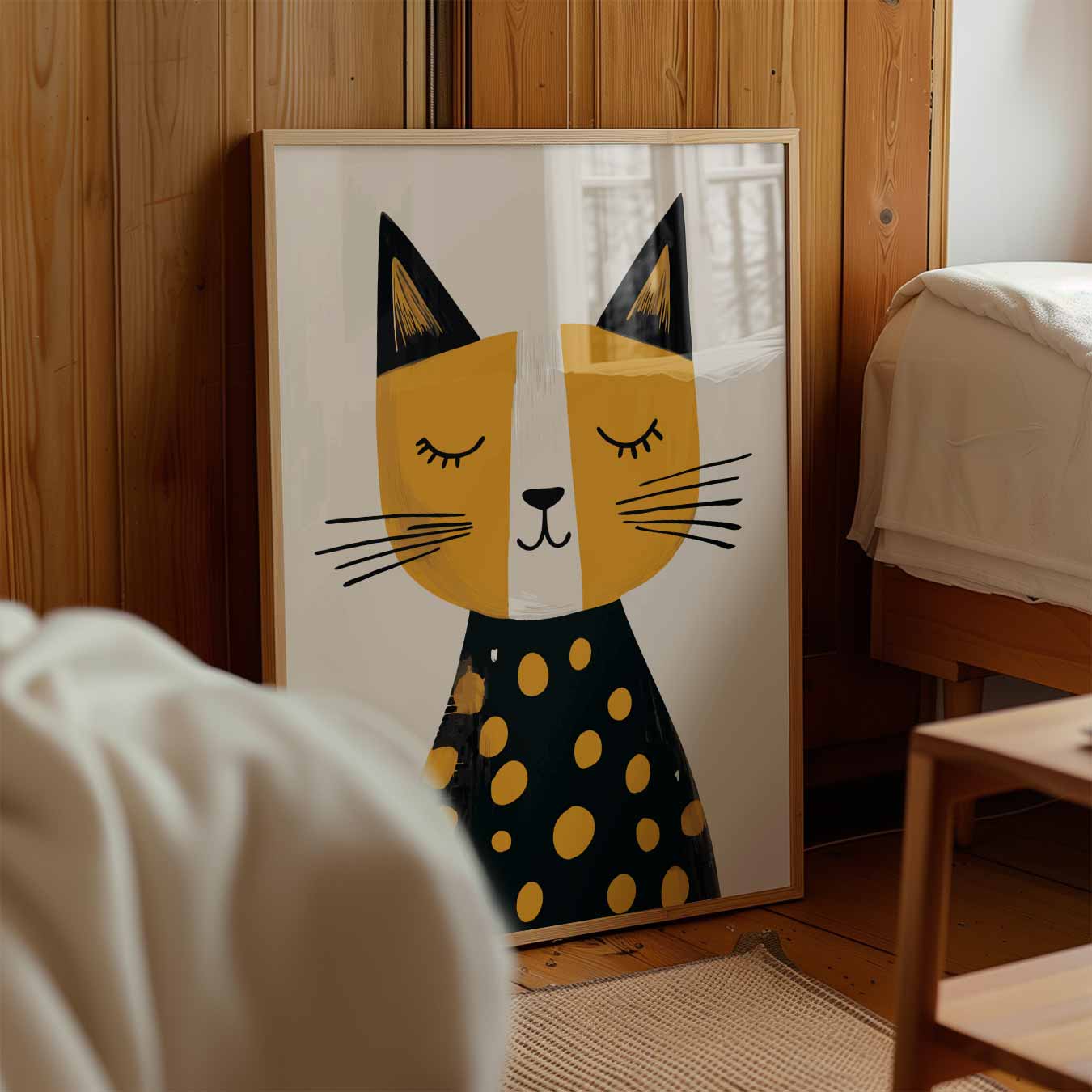 Dromerige Kattenkunst Poster
