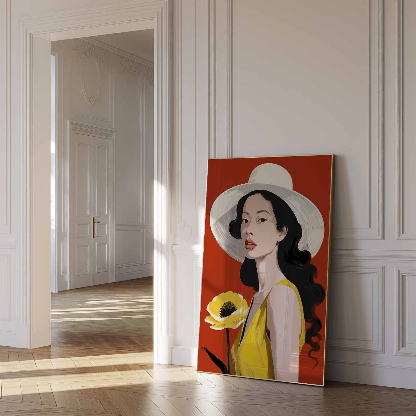 Vrouwelijke Elegantie Poster