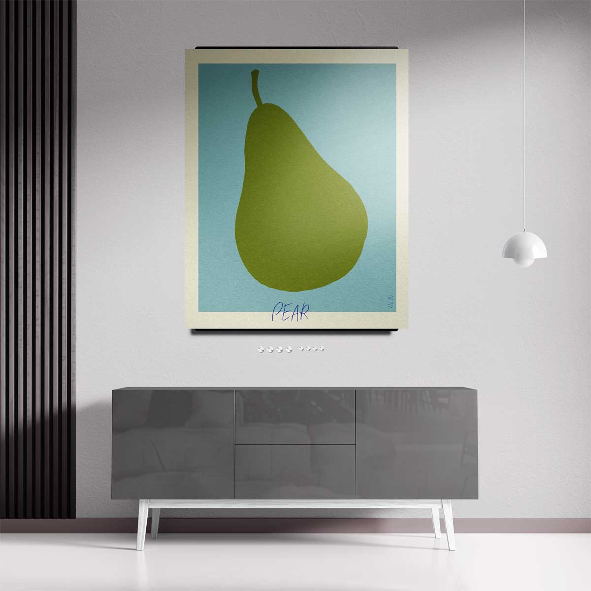 Moderne Peer Illustratie Kunstwerk-canvas-dibond-plexiglas-wanddecoratie-WallArtistic