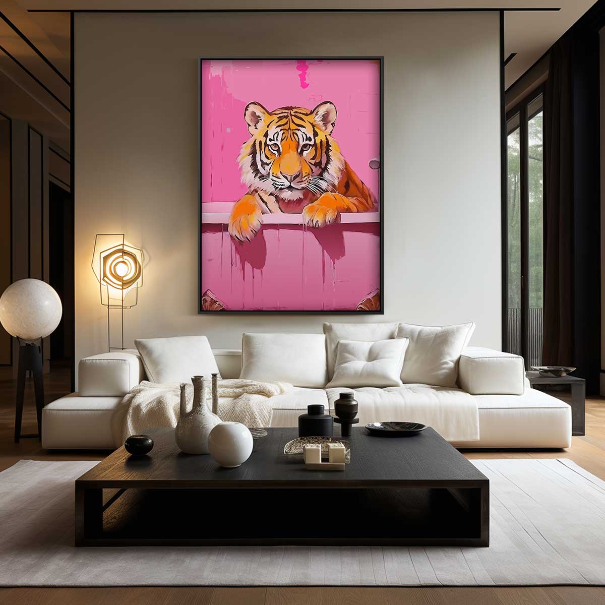 Tiger in the Bath Artwork